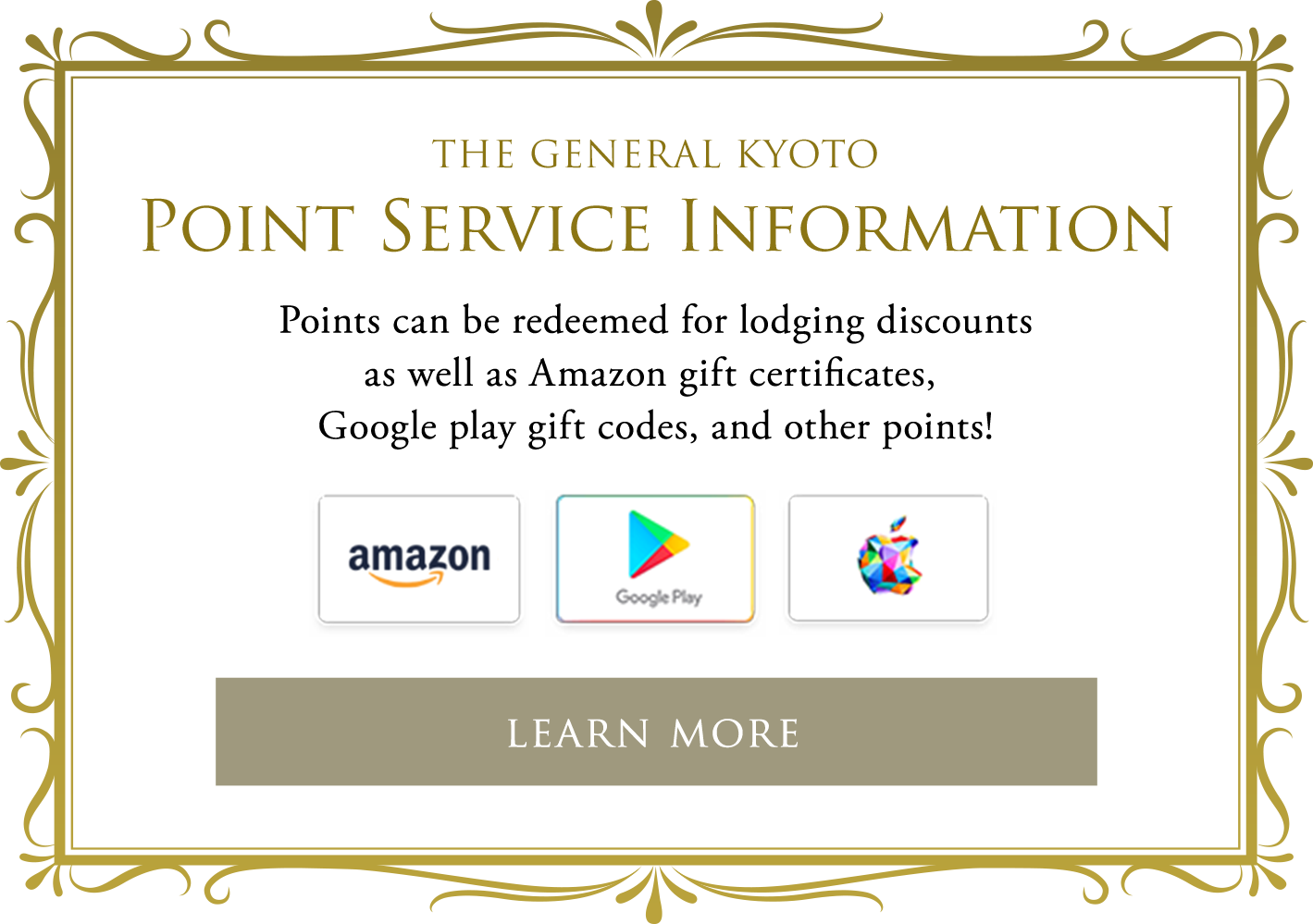 POINT SERVICE INFORMATION LEARN MORE